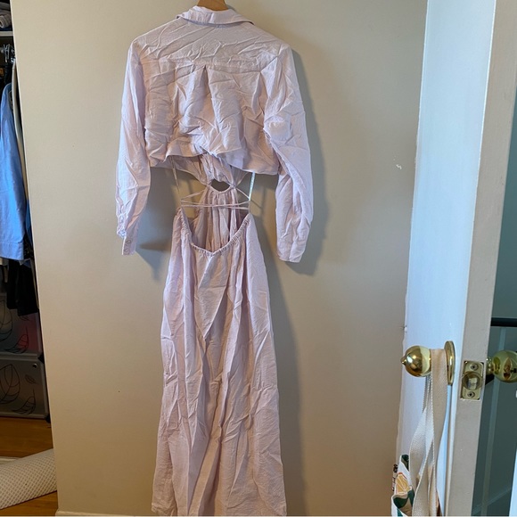 Young Broke & Fabulous Lilac Derby Cut Out Dress - Picture 6 of 8